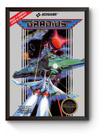 Quadro Capa Gradius Nintendinho Poster Moldurado