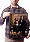 Quadro Casal Addams Morticia & Gomez Presente Namorados