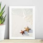 Quadro Coleção Praia Soft - Estrelas Do Mar 33X24Cm - Vidro