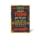Quadro Com Frases Decorativo Com Dupla Face Ideal Para Sala