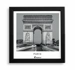 Quadro com Moldura Paris Preto e Branco 23x23cm