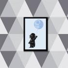 Quadro Darth Vader Baby 33x24cm - com vidro
