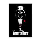 Quadro Darth Vader Poderoso Chefão Your Father - Bimper