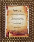 Quadro de Verniz Salmo 23 com Moldura 62x42 cm