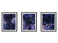 Quadro decor 30x66 canvas formas abstratas mod 128