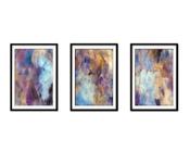 Quadro decor 30x66 canvas formas abstratas mod 33