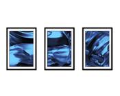 Quadro decor 30x66 canvas formas abstratas mod 75