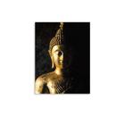 Quadro decorarivo pequeno Budda Dourado