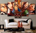 Quadros Decorativos 5 Peças Anime One Piece Personagens 3D em Promoção na Americanas