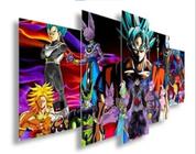 Quadro Decorativo Dragon Ball Goku Super Sayajin 2 Peça M23