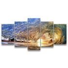 Quadro Decorativo 129x63 Sala Quarto Surf Mar Ondas