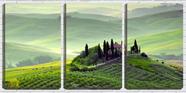 Quadro Decorativo 30x66 casa nos campos de toscana