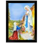 Quadro Decorativo 33x45 Nossa Senhora De Lourdes Mod. 1