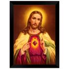 Quadro Decorativo 33x45 Sagrado Coração De Jesus Mod. 1