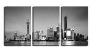 Quadro Decorativo 45x96 prédio pb cidade singapura