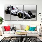 Quadro Decorativo 5 peças Fórmula 1 Mercedes 140x65