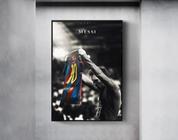 Quadro Decorativo 60x 40 Messi Jogador De Futebol