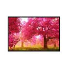 Quadro decorativo 60x80cm canvas flores de cerejeira paisagem rosa flnt034