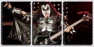 Quadro Decorativo 80x140 guitarrista banda kiss