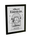 Quadro Decorativo A3 Albert Einstein Teoria da Relatividade