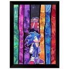 Quadro e poster Sonic e Super Sonic pixel - Quadrorama