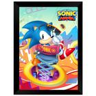 Quadro e poster Sonic e Super Sonic pixel - Quadrorama