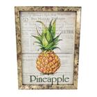 Quadro Decorativo Abacaxi Pineapple 20X15Cm