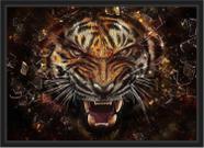 Tigre de madeira para decoração 3D Sthoudt - Adorno - Magazine Luiza