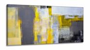 Quadro Decorativo Abstrato Moderno em Tecido Canvas 130x60 M01