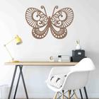 Quadro Decorativo Adorno Borboleta 3mm Vazado - Mdf