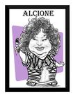 Quadro Decorativo Alcione Samba Raiz Desenho