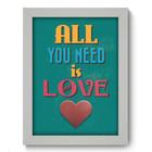 Quadro Decorativo - All You Need - 19cm x 25cm - 138qdrb