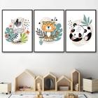 Quadro Decorativo Infantil Panda Fofo Desenho Animais - Tribos - Quadro  Decorativo - Magazine Luiza