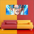 Quadro Decorativo Dragon Ball Goku Desenho Com Moldura G14