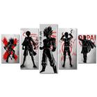 Quadro Decorativo Dragon Ball Z Goku Super Sayajin 3 Peças M14