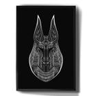 Quadro Decorativo Anubis Desenho Deuses Do Egito