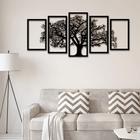 Quadro Decorativo Árvore da Vida 5 Partes