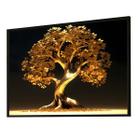 Quadro Decorativo Árvore Da Vida Dourada Gold 63x83 LAMINADO