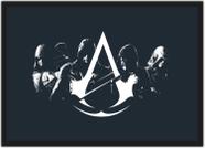 Quadro Decorativo Assassins Creed Games Jogos Geek Decorações Com Moldura G05