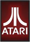 Quadro Decorativo Atari Game Jogos Nerd Geek Decorações Com Moldura