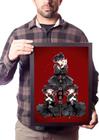 Quadro Decorativo Babymetal Arte Anime Banda Japão