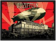 Quadro Decorativo Bandas Led Zeppelin Com Moldura Salas e Quartos G01