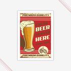 Quadro decorativo bar cerveja bebidas tema boteco - Fresh Be