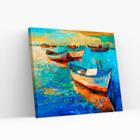 Quadro Decorativo Barco Canvas 50x70 - Foto Paulista