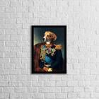 Quadro Decorativo Beagle Nobre 45x34cm - com vidro