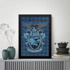 Quadro Decorativo Brasão Ravenclaw 45X34Cm - Com Vidro