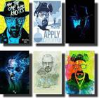 Quadro Decorativo Breaking Bad 6 Peças 30X20 Para Quarto