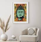 Quadro Decorativo Buda Anos 70 - 60x48cm