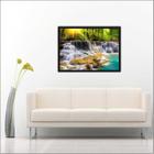 Quadro Decorativo Cachoeira Rio Paisagens Natureza Decorações Com Moldura