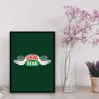 Quadro Decorativo Café CentralPerk 24x18cm - com vidro